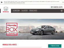 Tablet Screenshot of honda-meaux.com